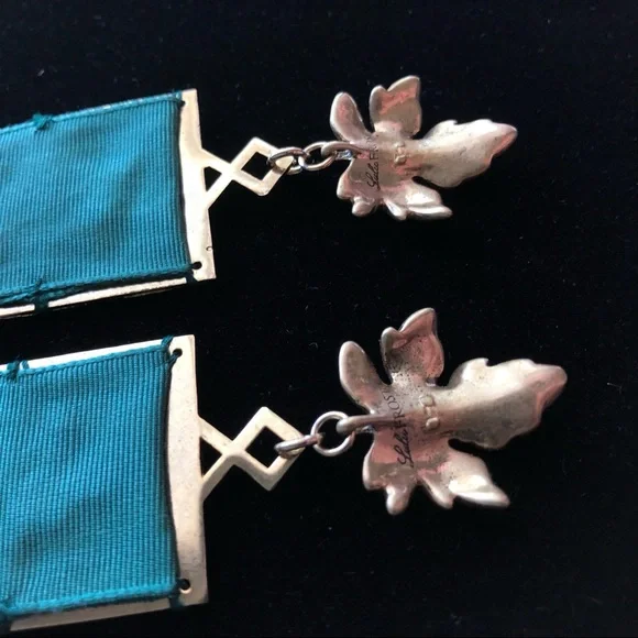 Lulu Frost hand-Embroidered Earrings